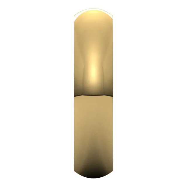 10K Yellow Gold Domed Comfort Fit Wedding Band, 5 mm Wide