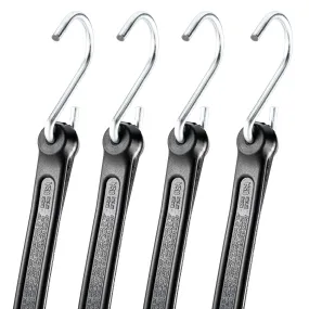 12" Heavy Duty Poly Bungee Strap 4 Pack