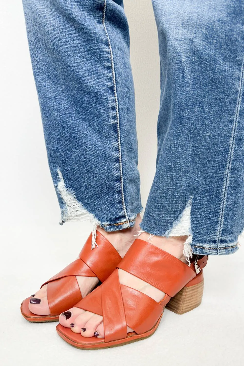 All Black - Women's Block Softy Sandal