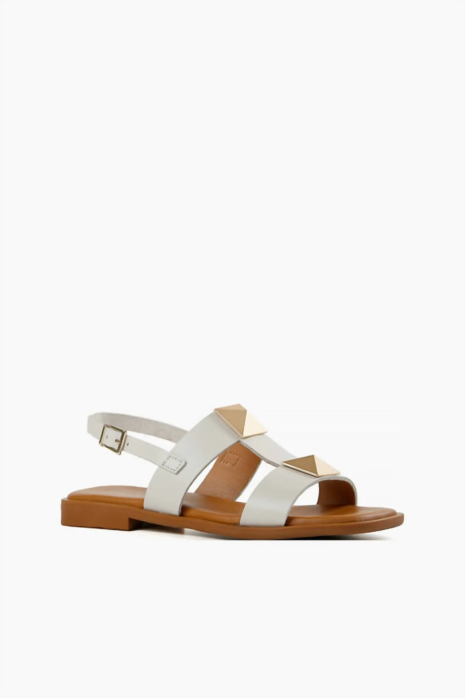 All Black - Women's Pyramid Stud Sandals