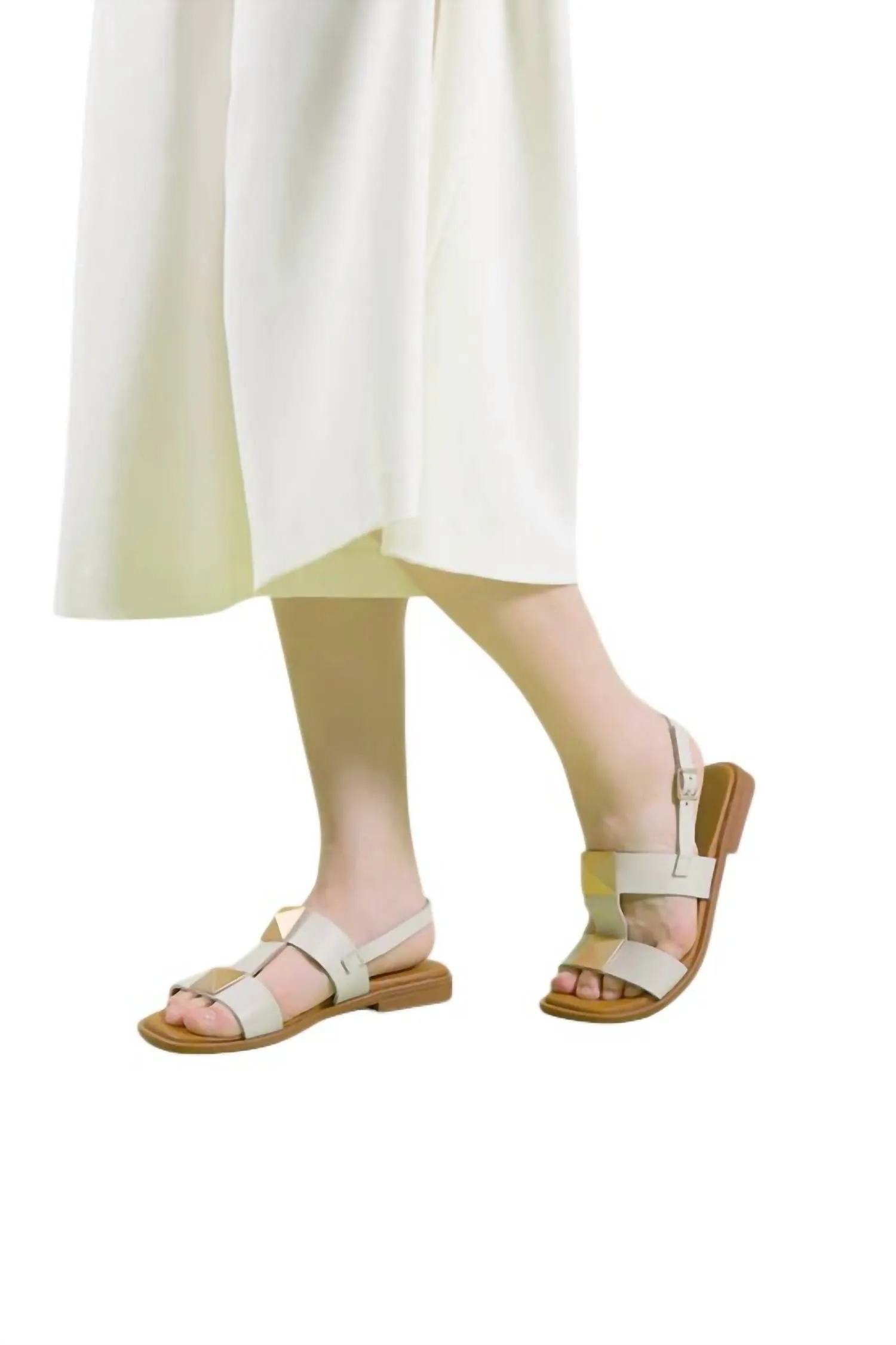 All Black - Women's Pyramid Stud Sandals