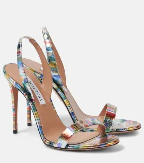 Aquazzura 105 leather sandals