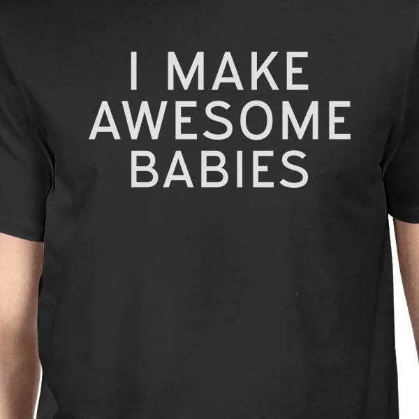 Awesome Babies Proof Dad and Baby Boy Matching Outfits Cute Onesie