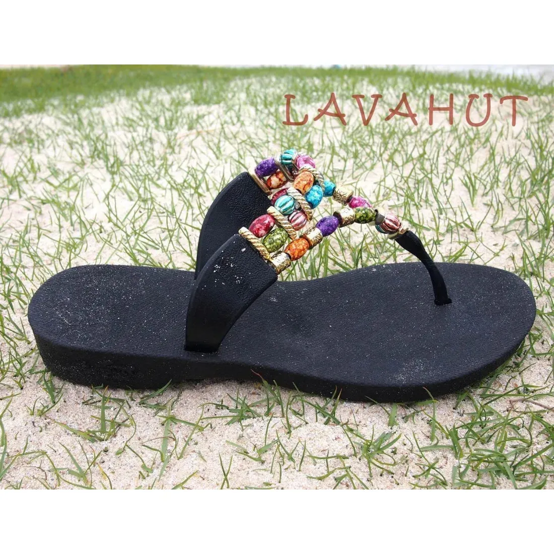 Black Sparkle Karma™ - Pali Hawaii Sandals
