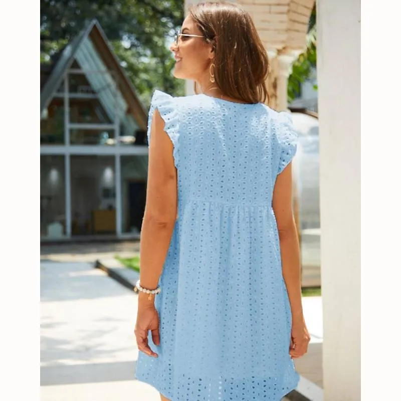 Boho Dress - Cute Butterfly Sleeve
