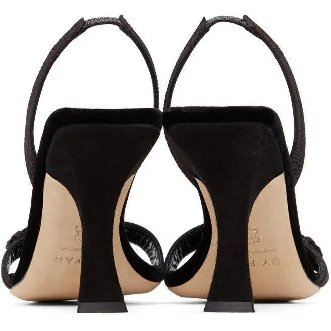 BY FAR Black Carlotta Sandals