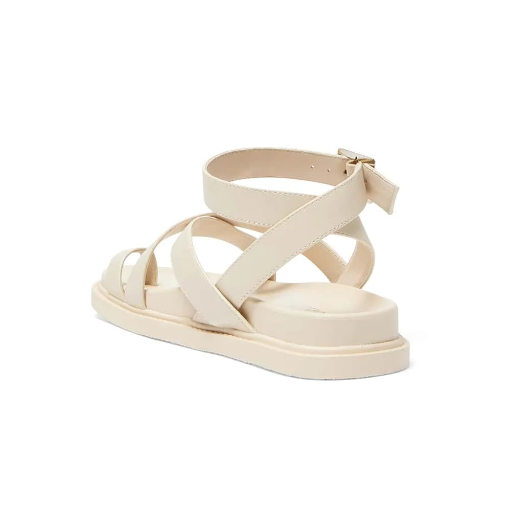 Faith Sandal in Nude Smooth