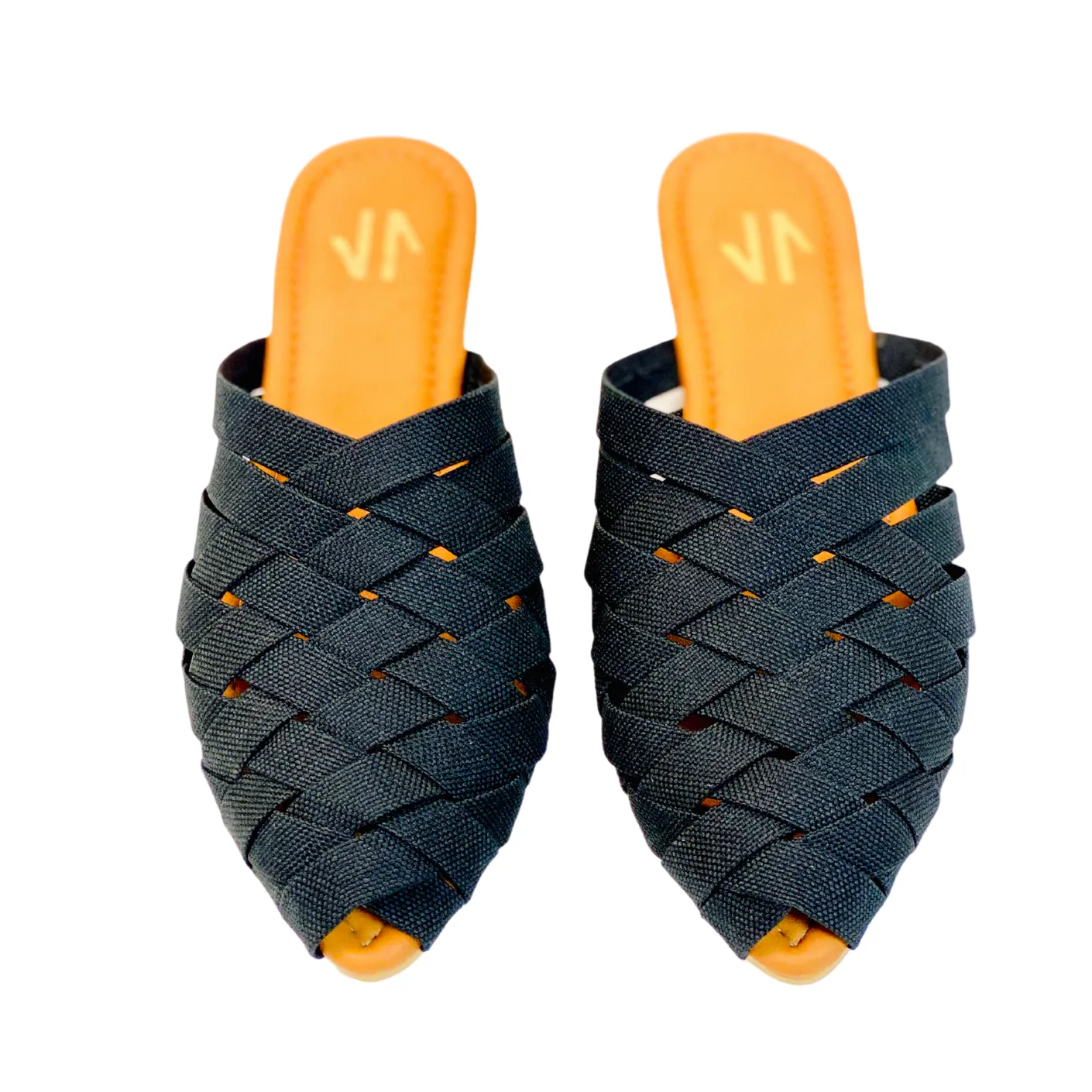 Flat Mules Silvia Cobos Cancun Black