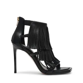 Fringzy Sandal BLACK LEATHER