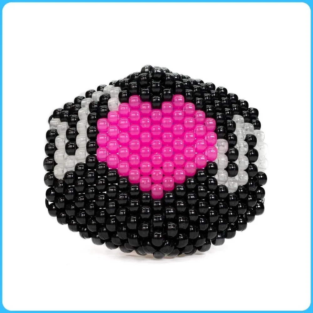 Heartbeat Glow-in-the-Dark Surgical Kandi Mask