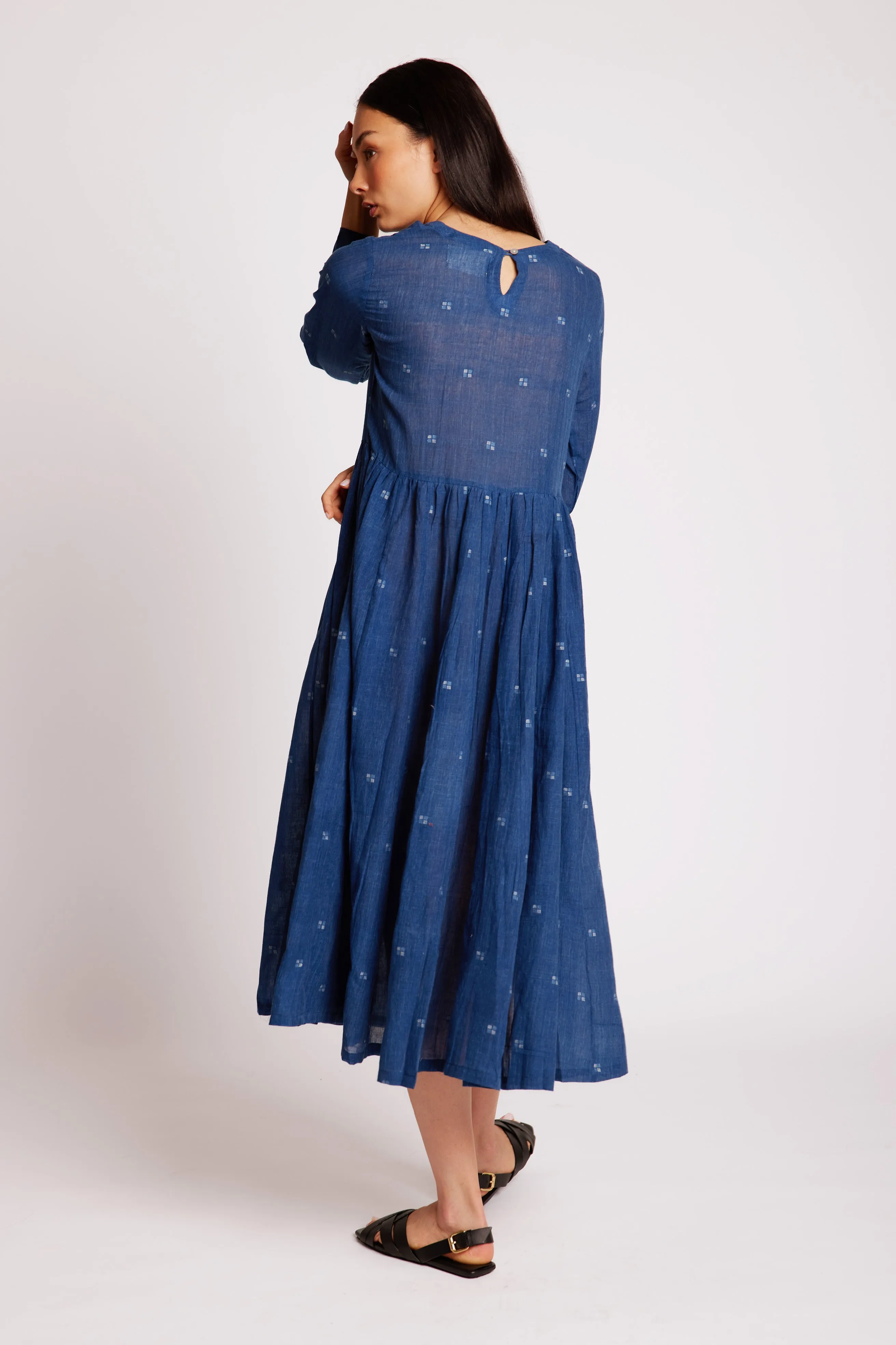 Kolkata Blue Maxi Dress