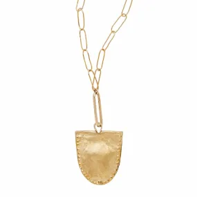 Large Mevia Bronze Pendant