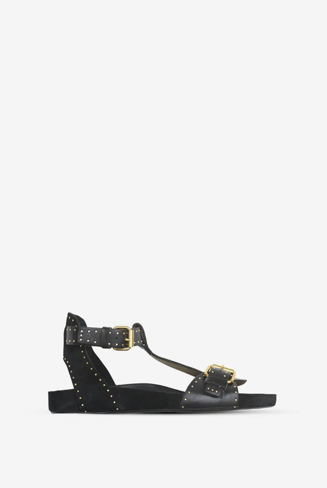 LAYNE STUDDED LEATHER SANDALS