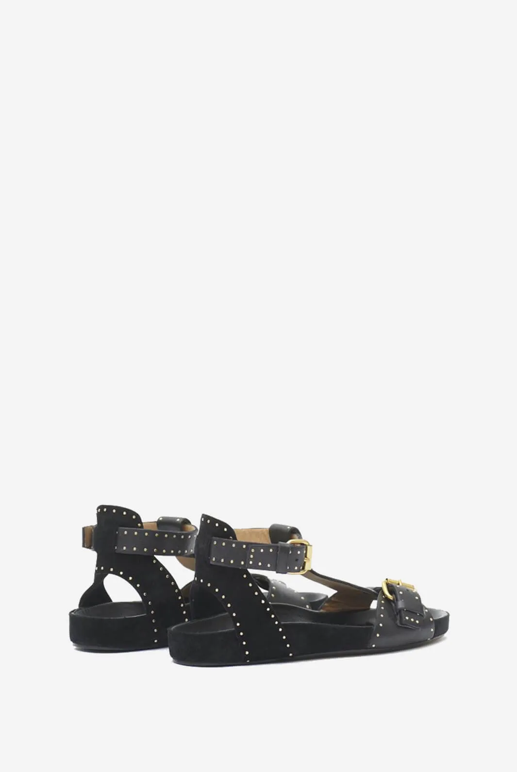 LAYNE STUDDED LEATHER SANDALS