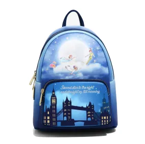 Loungefly X Disney Peter Pan Second Star Glow Mini Backpack
