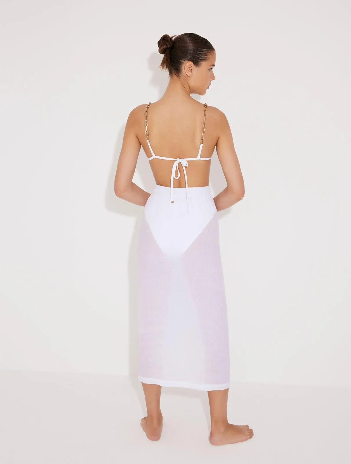 Maritza White Skirt