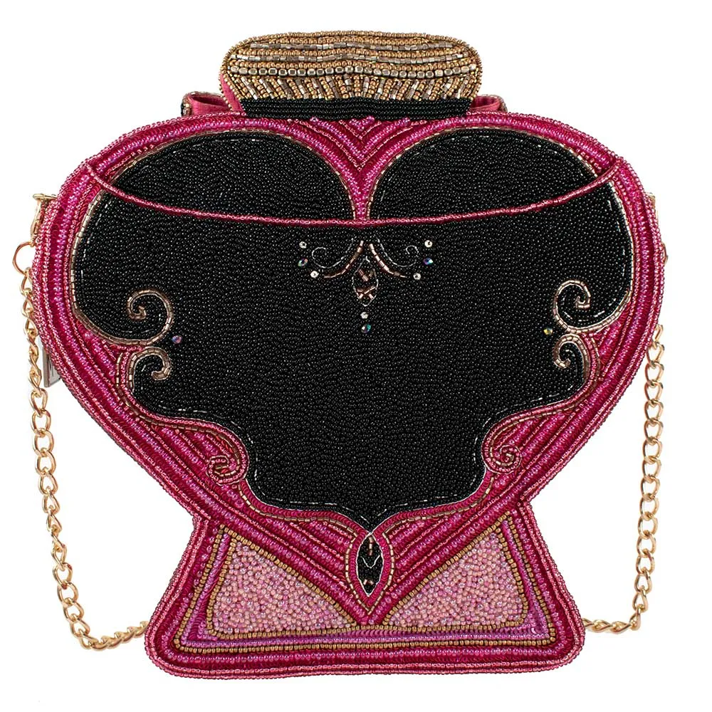 Mary Frances LOVE POTION Pink Bottle Beaded Handbag Bag Purse NEW