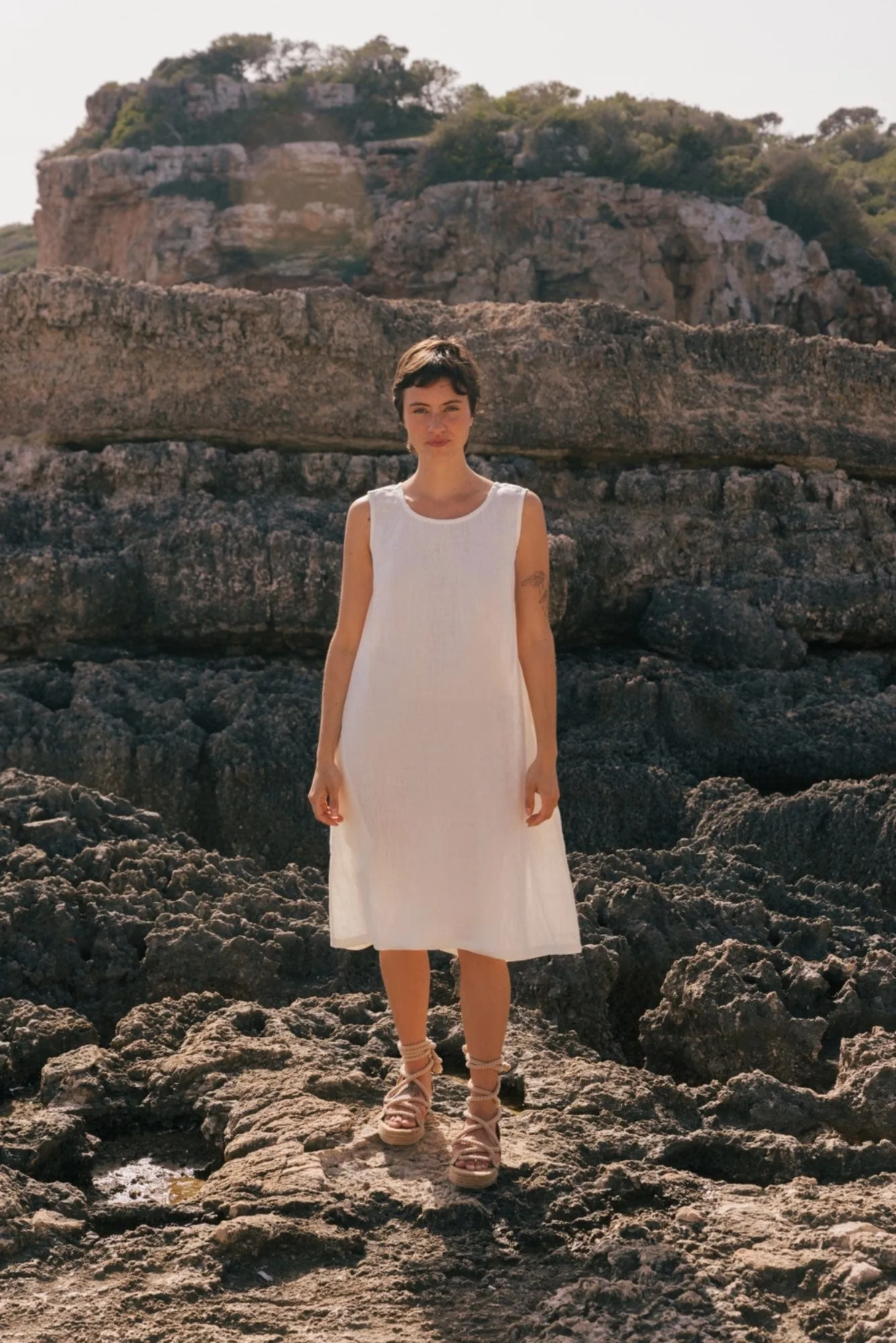 Norah Linen Loose Dress | Multiple Colours